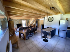 Chalet proche des pistes de ski avec vue et spa